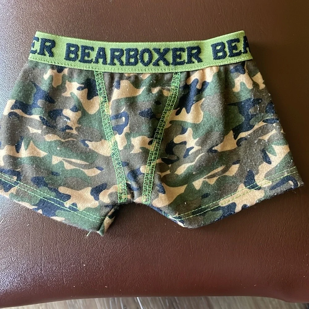Build A Bear Camo Camouflage Boxers Shorts